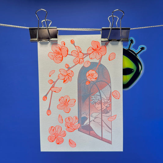 Poxei - The Atelier Window Risograph