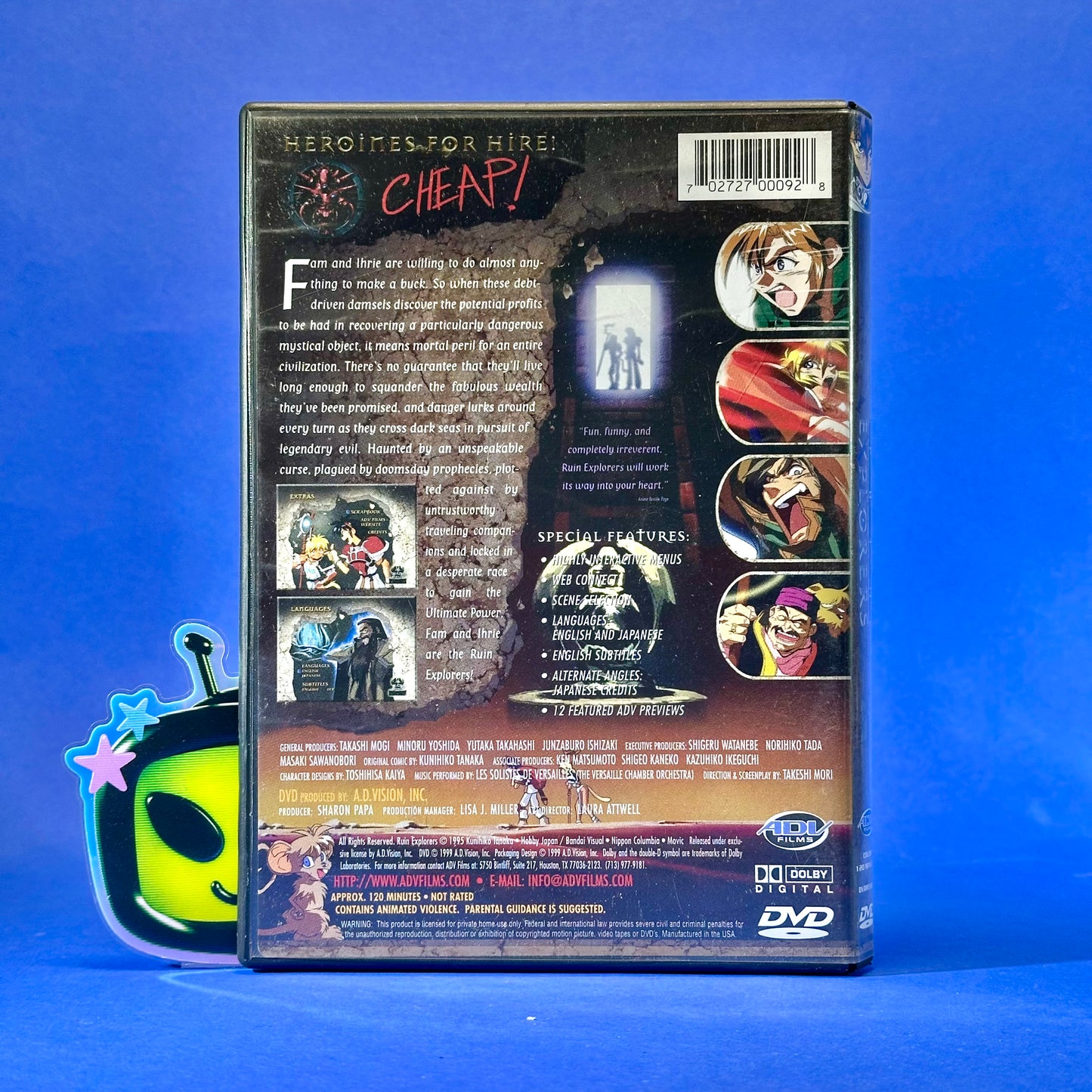Ruin Explorers: Quest for the Ultimate Power DVD