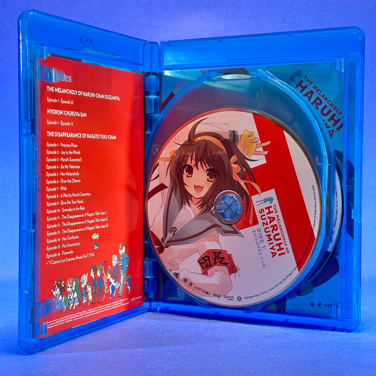 The Melancholy of Haruhi Suzumiya - Blu-Ray & DVD