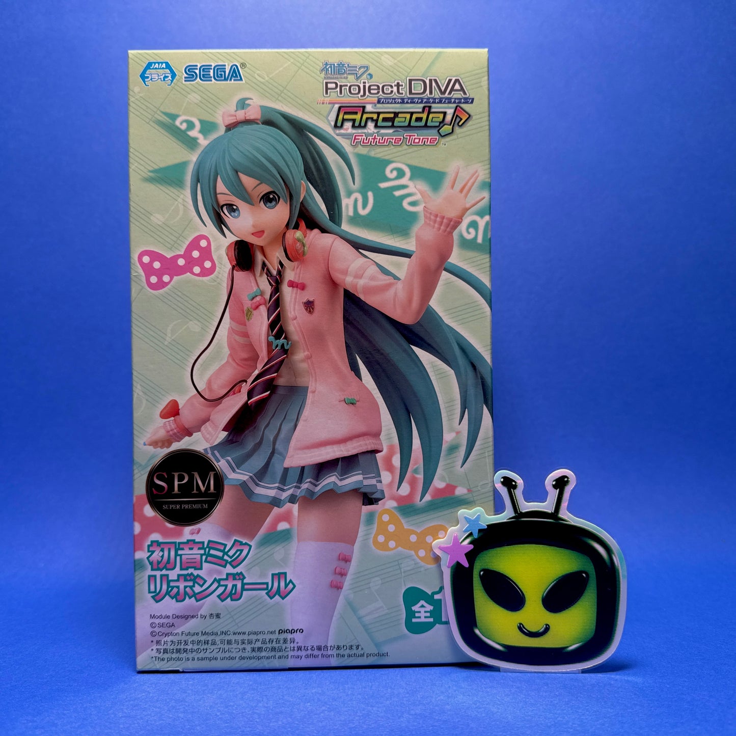 SEGA - 2017 Hatsune Miku -Project DIVA- Arcade Future Tone - Hatsune Miku ~Ribbon Girl~ SPM Figure