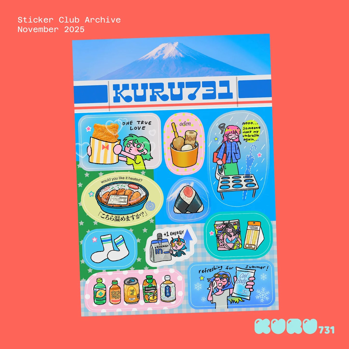 Kuru 731 - Sticker Club Collection