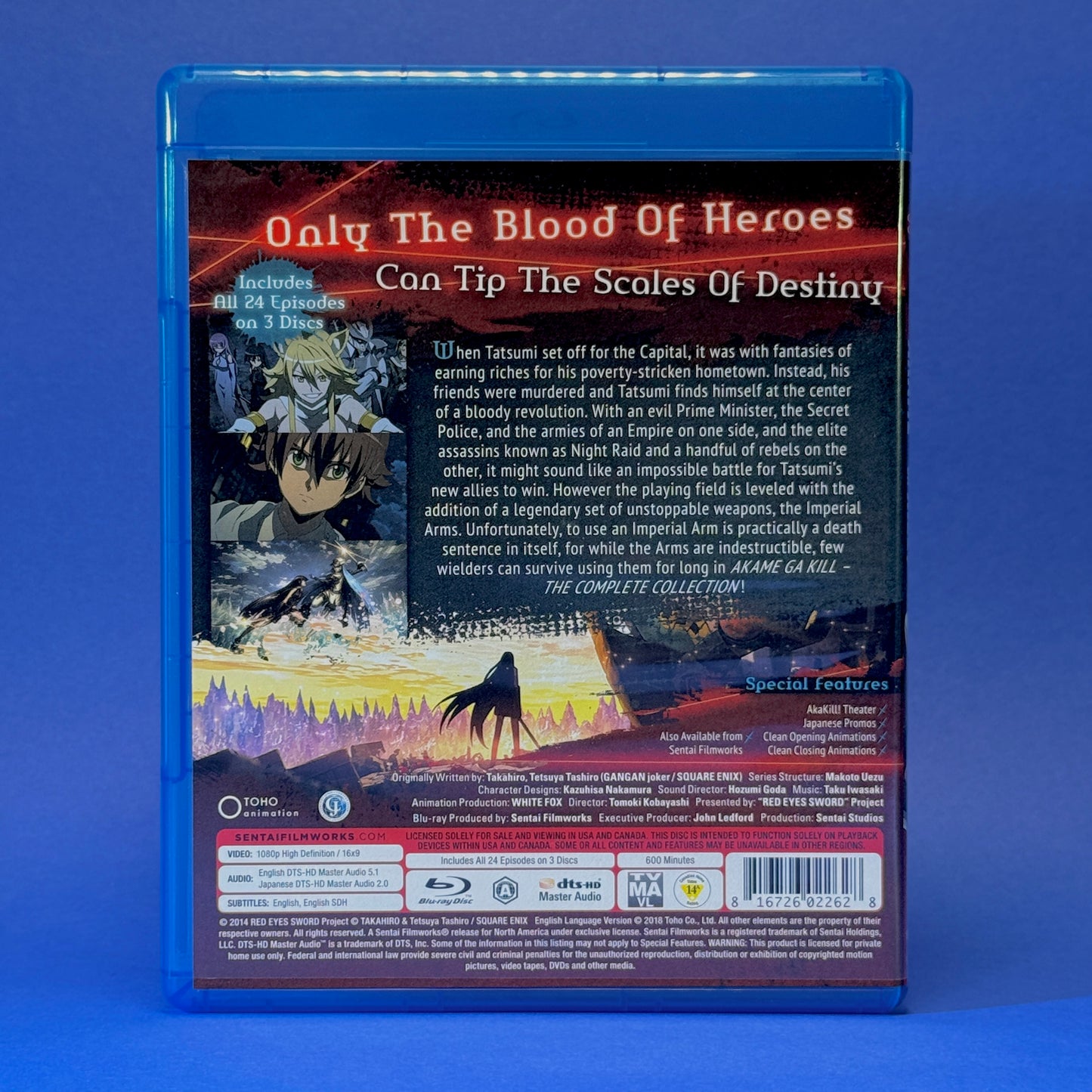 Akame Ga Kill! Blu-ray