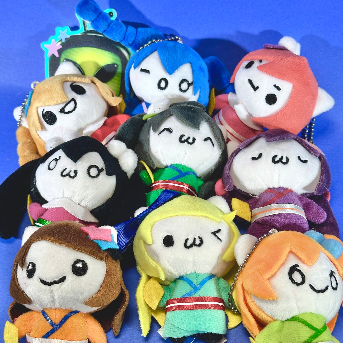 Kaomoji X Love Live Collab - 3" Plush Keychains