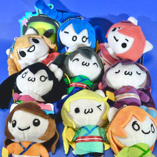Kaomoji X Love Live Collab - 3" Plush Keychains
