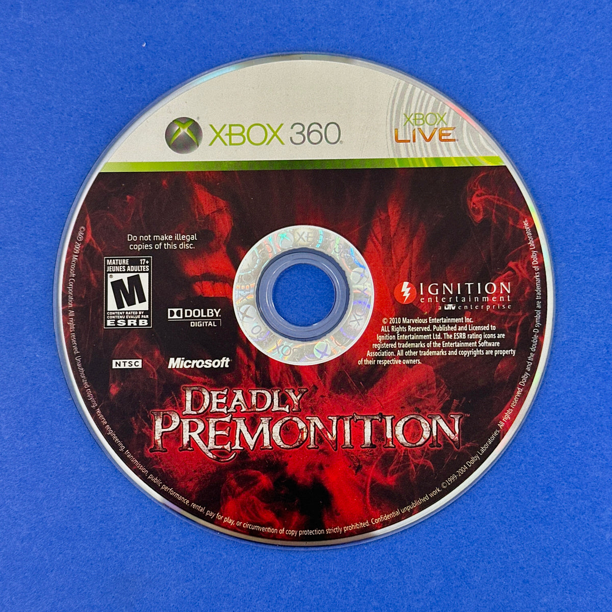 Deadly Premonition - Xbox 360