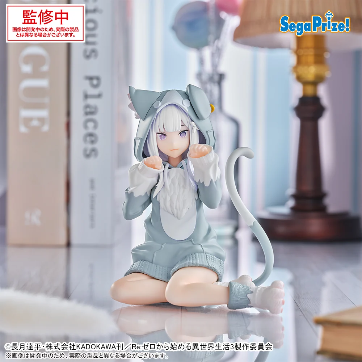 SEGA - Re:Zero -Starting Life in Another World- - Rem, Ram & Emilia ~MofuMofu Cat Pajama ver.~ Yumemirize Figure Set