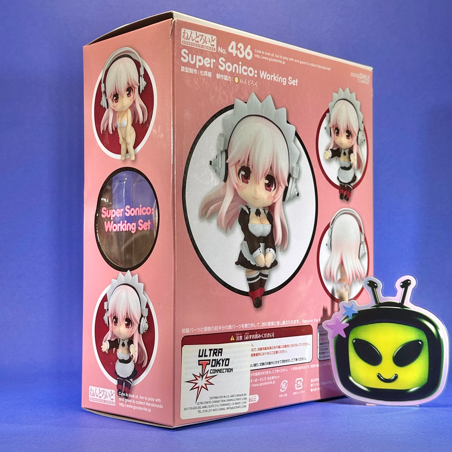 Nendoroid 436: SoniAni: Super Sonico The Animation - Sonico ~Working Set~