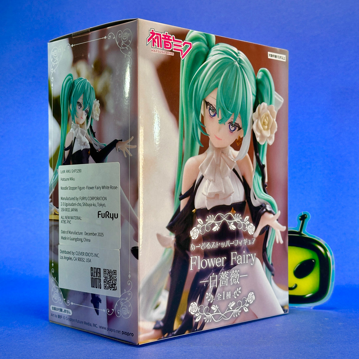 Furyu - Hatsune Miku Noodle Stopper Figure ~Flower Fairy~ White Rose Ver.