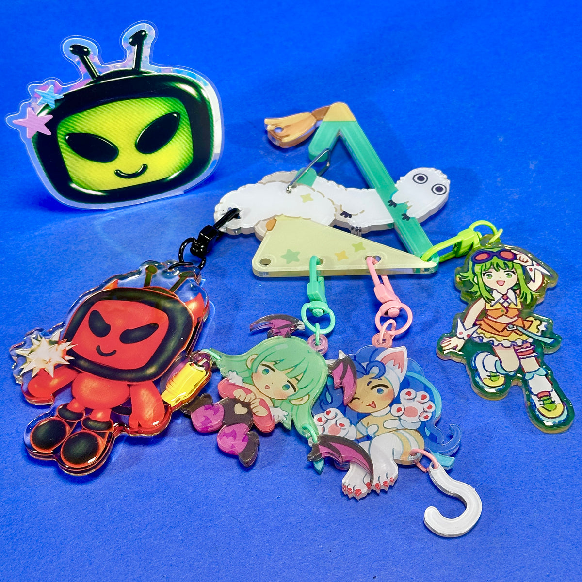 Cotton Angel - Magical Eating Buddy Keychain Carabiner