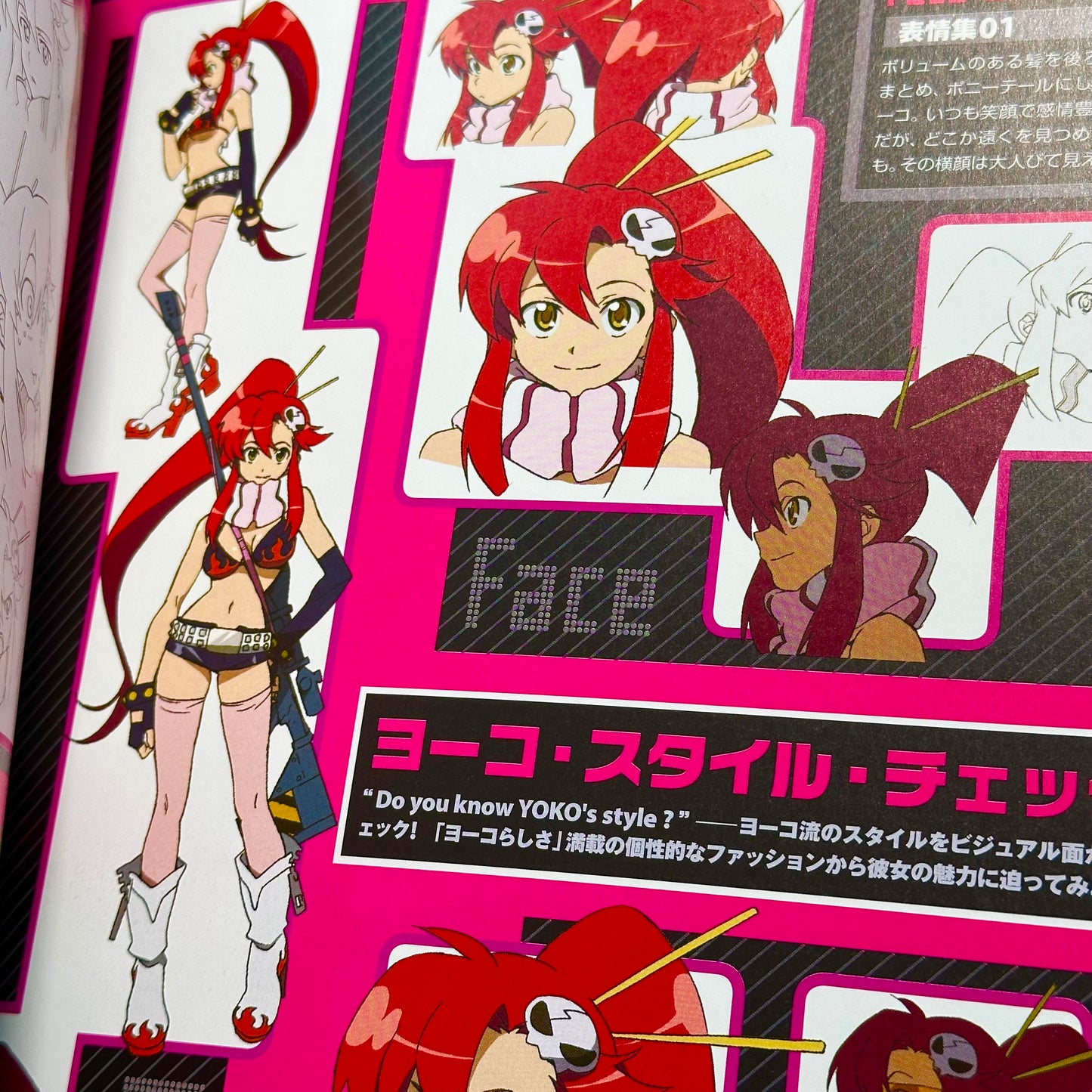 Gurren Lagann - 2008 Yoko Portraits Art Book