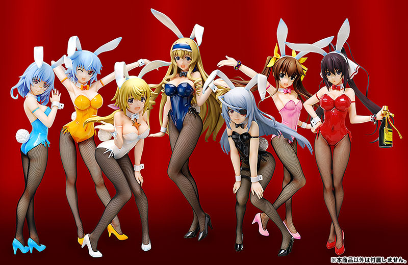 FREEing - 2016 IS: Infinite Stratos - Sarashiki Tatenashi & Kanzashi ~Bunny ver.~ B-style 1/4 Figures