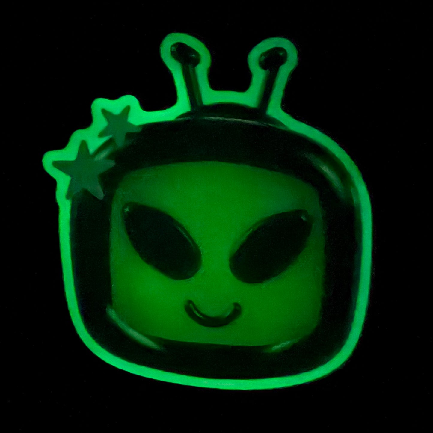 Denpa Kun Glow-in-the-Dark Sticker