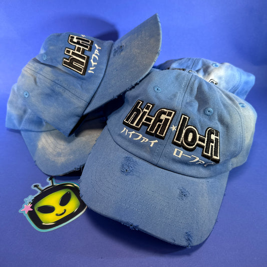 Hifi Lofi V2 Distressed Baseball Cap