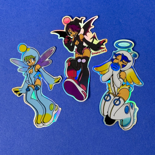 Meeks n Poke - Chao Girls Sticker Collection