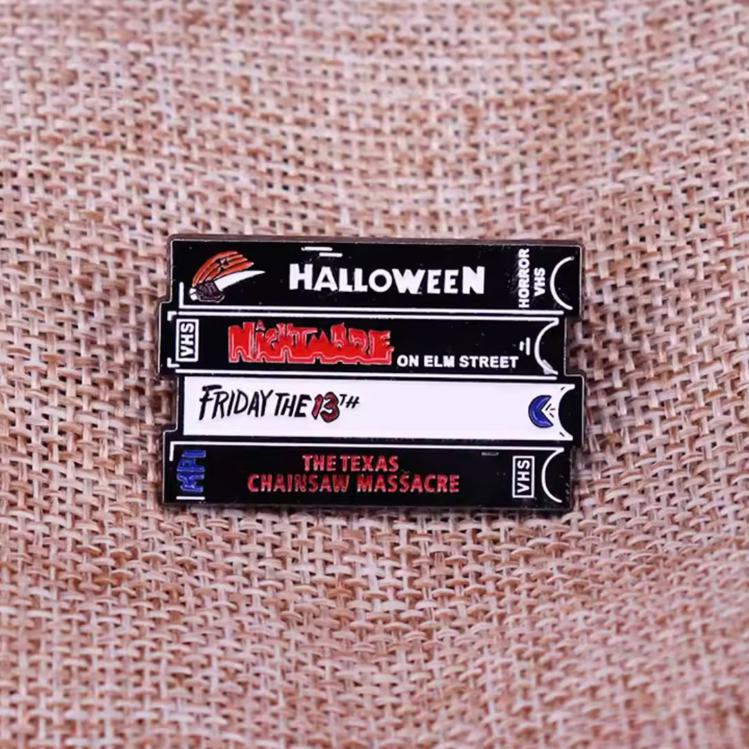 Horror Enamel Pins