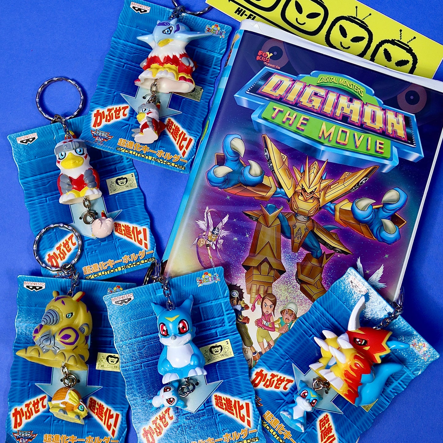 2000 Banpresto Digimon Keychains