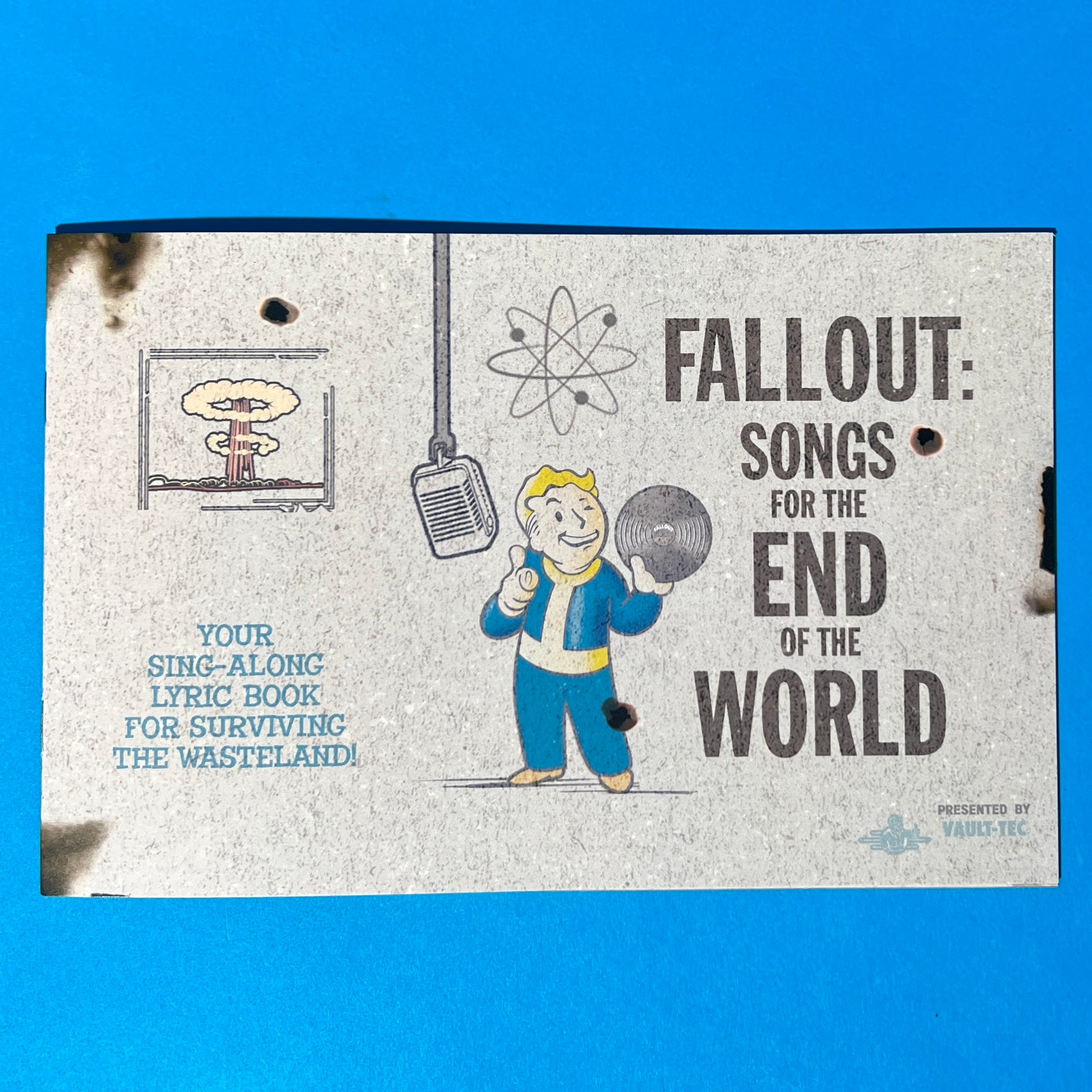 Unboxing Fallout: songs for the end of the world. This is a record