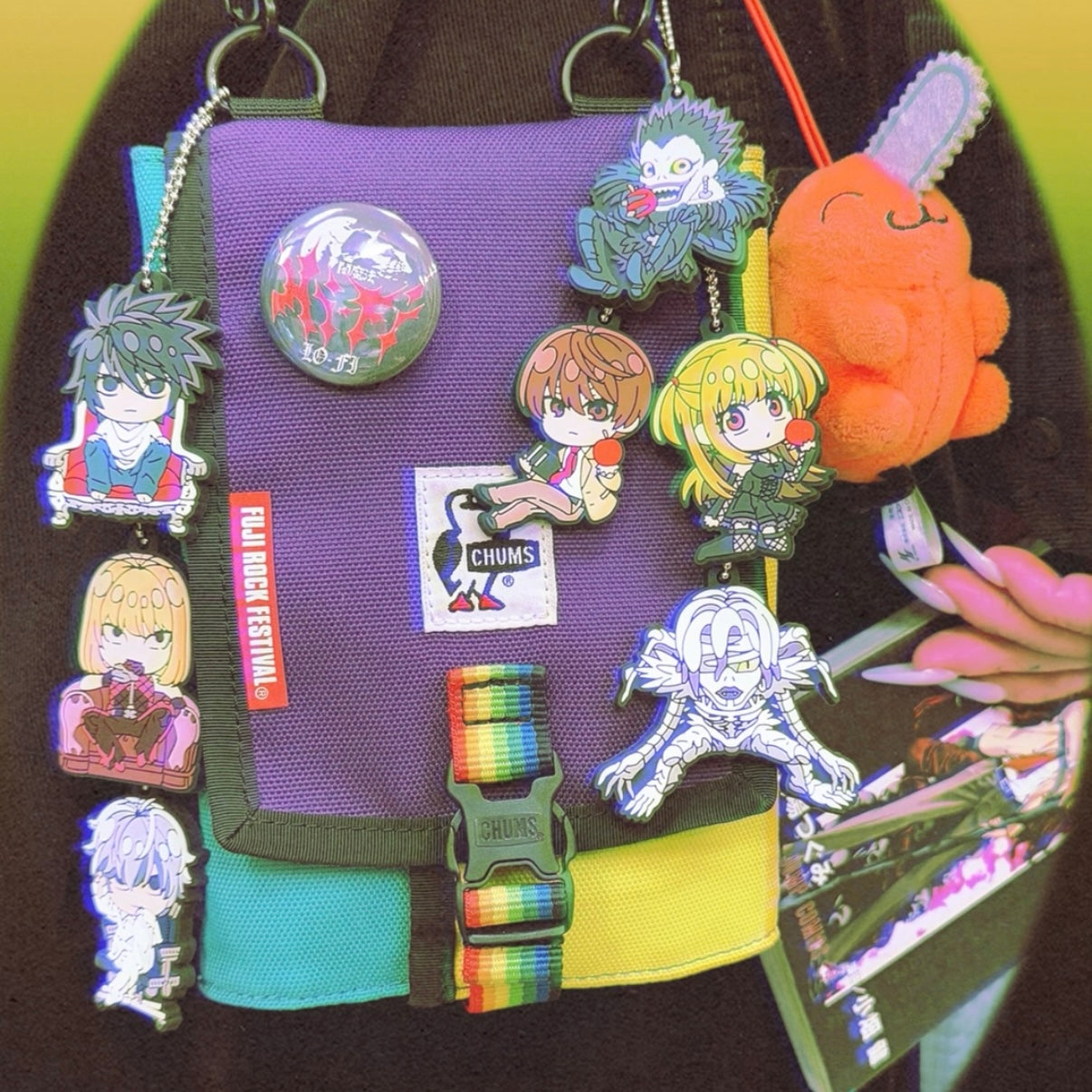 Takara Tomy - Death Note Defo-Rubber Keychains