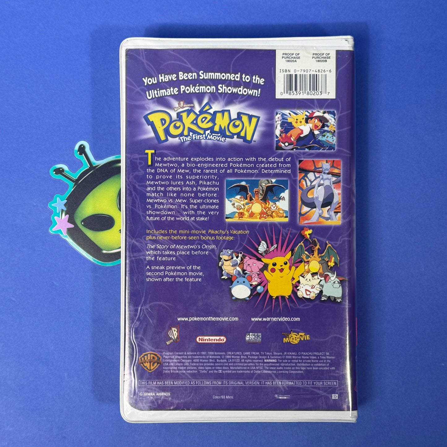 Pokémon The First Movie VHS