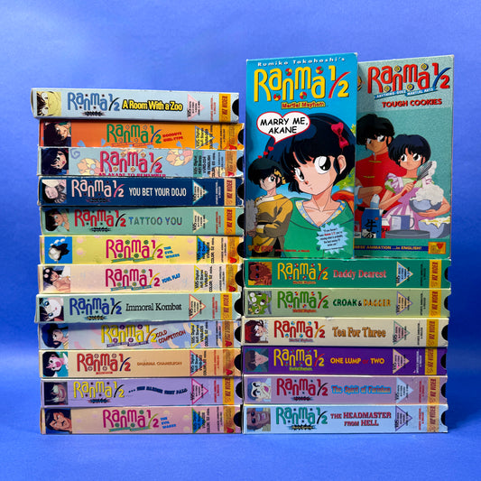 Ranma 1/2 VHS Collection