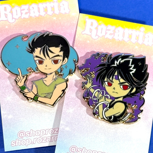 Rozarria - Spirit Detective Enamel Pins