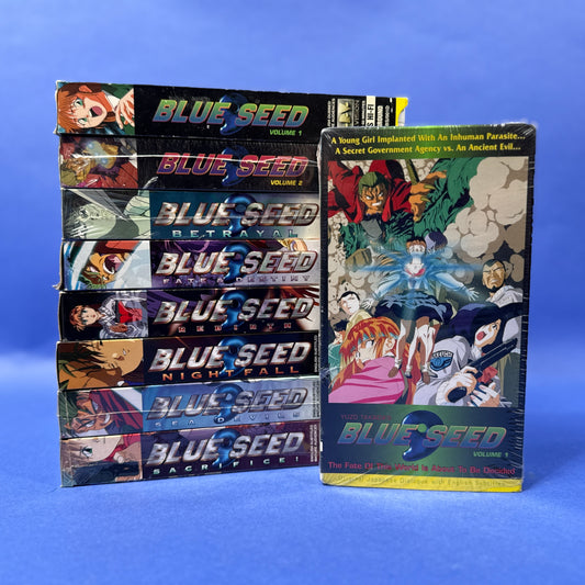 Blue Seed VHS Tapes