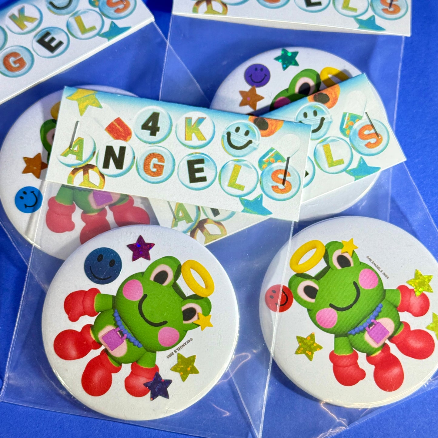 4K Angels - 3” Can Buttons