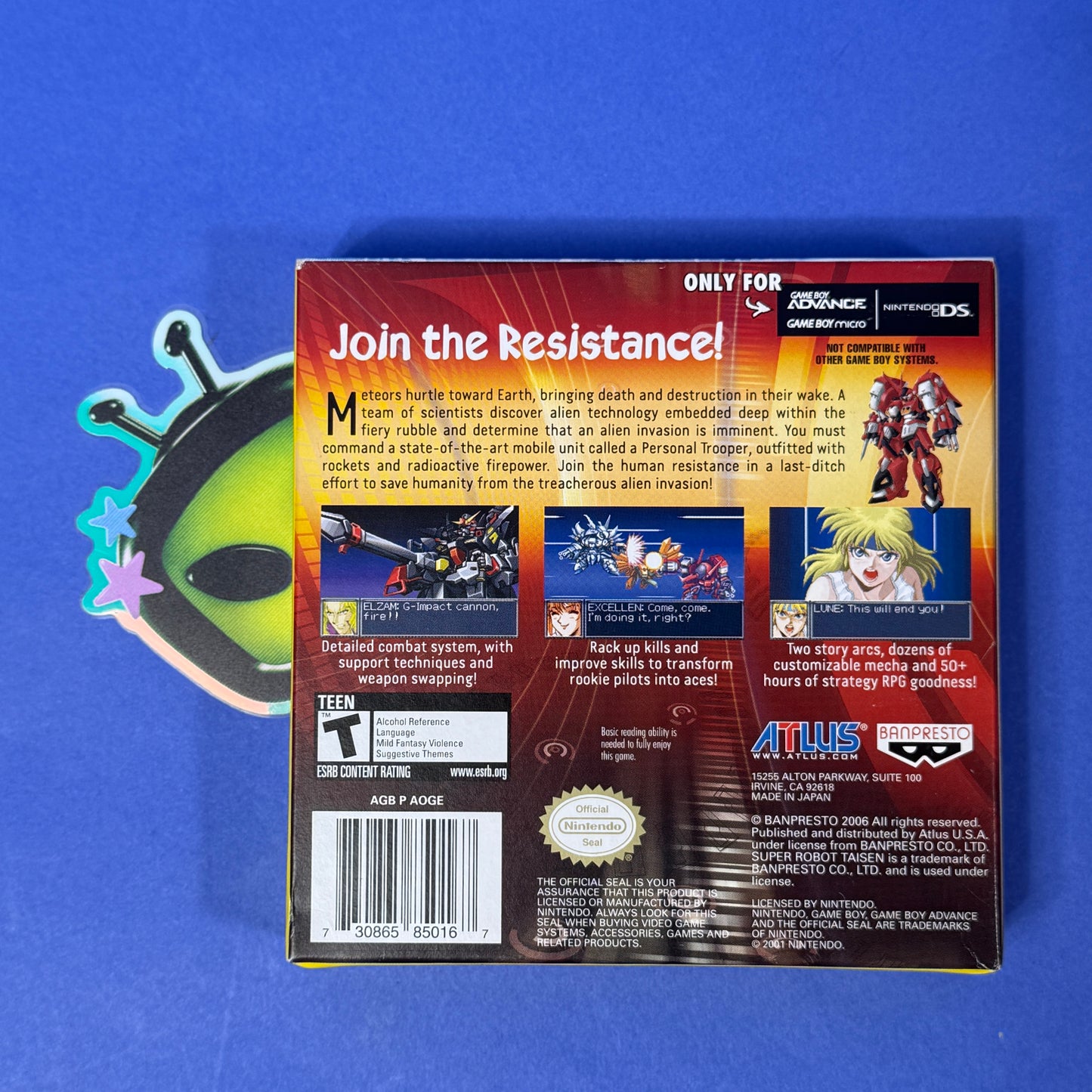 Super Robot Taisen: Original Generation - Gameboy Advance