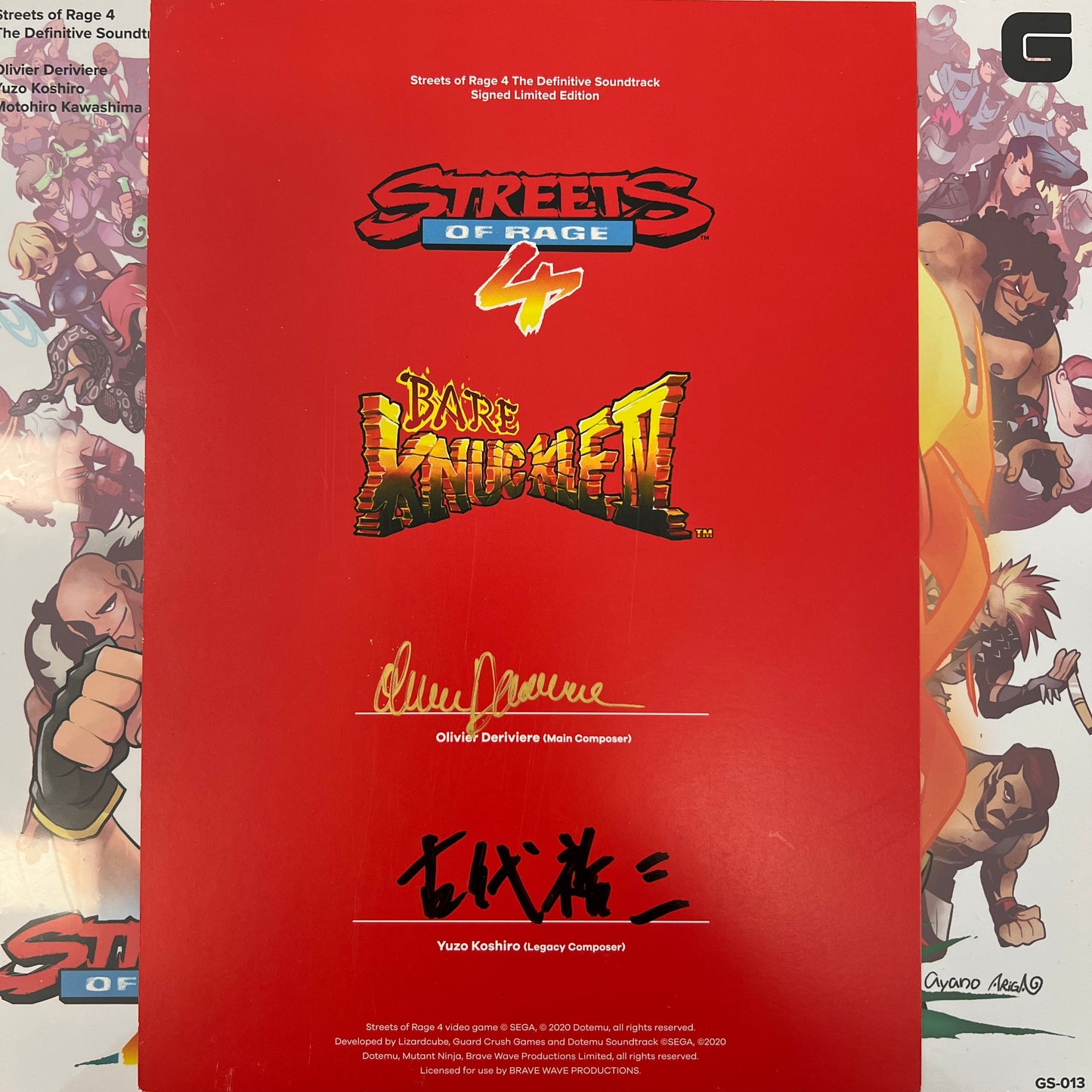 Streets of Rage 4 Vinyl Record Boxset