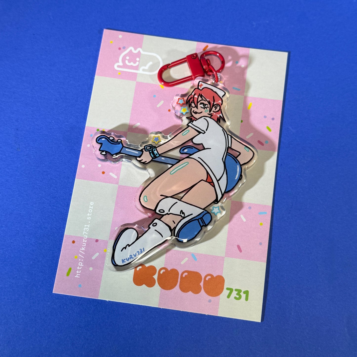 Kuru 731 - Alien Girlfriend Keychains