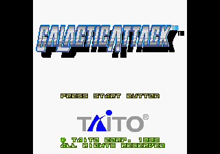 Galactic Attack - Sega Saturn