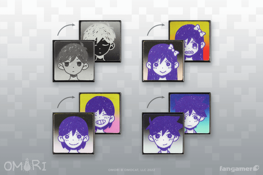 Omori Lenticular Pins