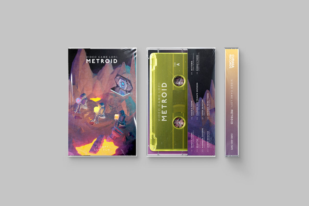 Video Game Lofi: Metroid Cassette & Vinyl Record