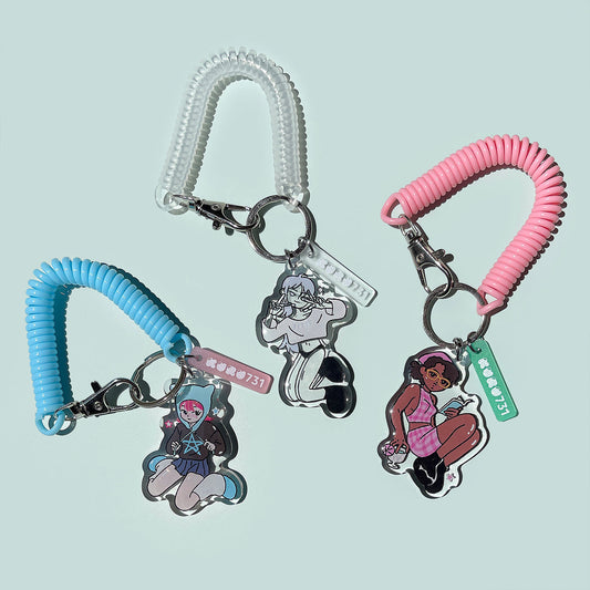 KURU 731 - Elastic Coil Keychains