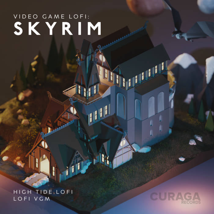 Video Game Lofi: Skyrim Vinyl Record