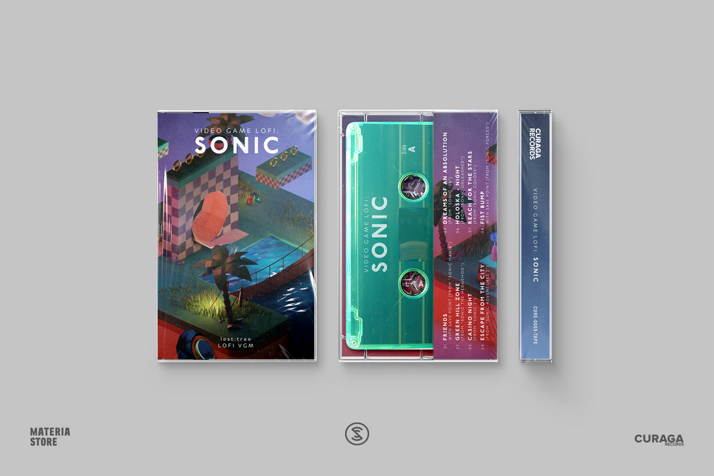 Video Game Lofi: Sonic Cassette & Vinyl Record