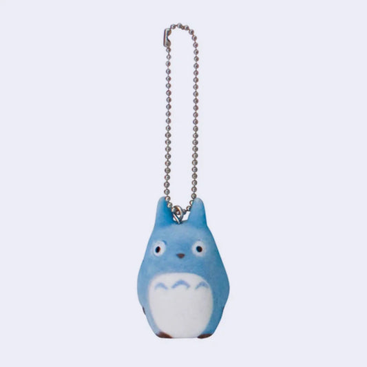 Blue Totoro - Sekiguchi Flocked Keychain