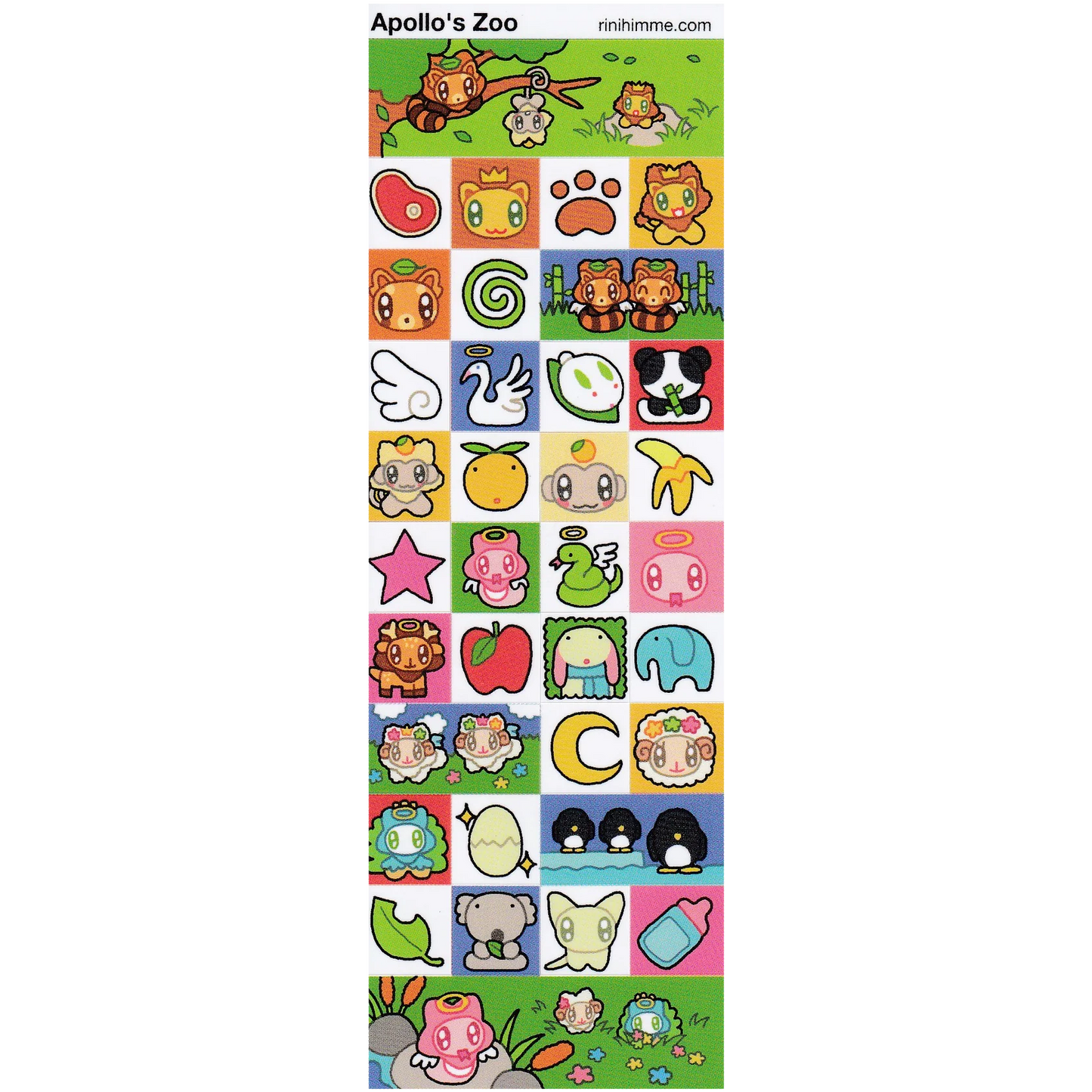 Rinihimme - Apollo’s Zoo Sticker Sheet