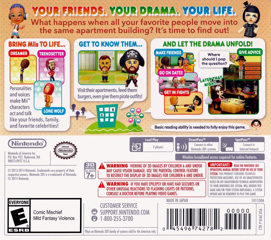 Tomodachi Life - Nintendo 3DS