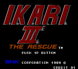 Ikari Warriors III: The Rescue - NES