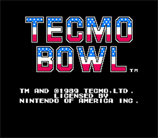 Tecmo Bowl - NES
