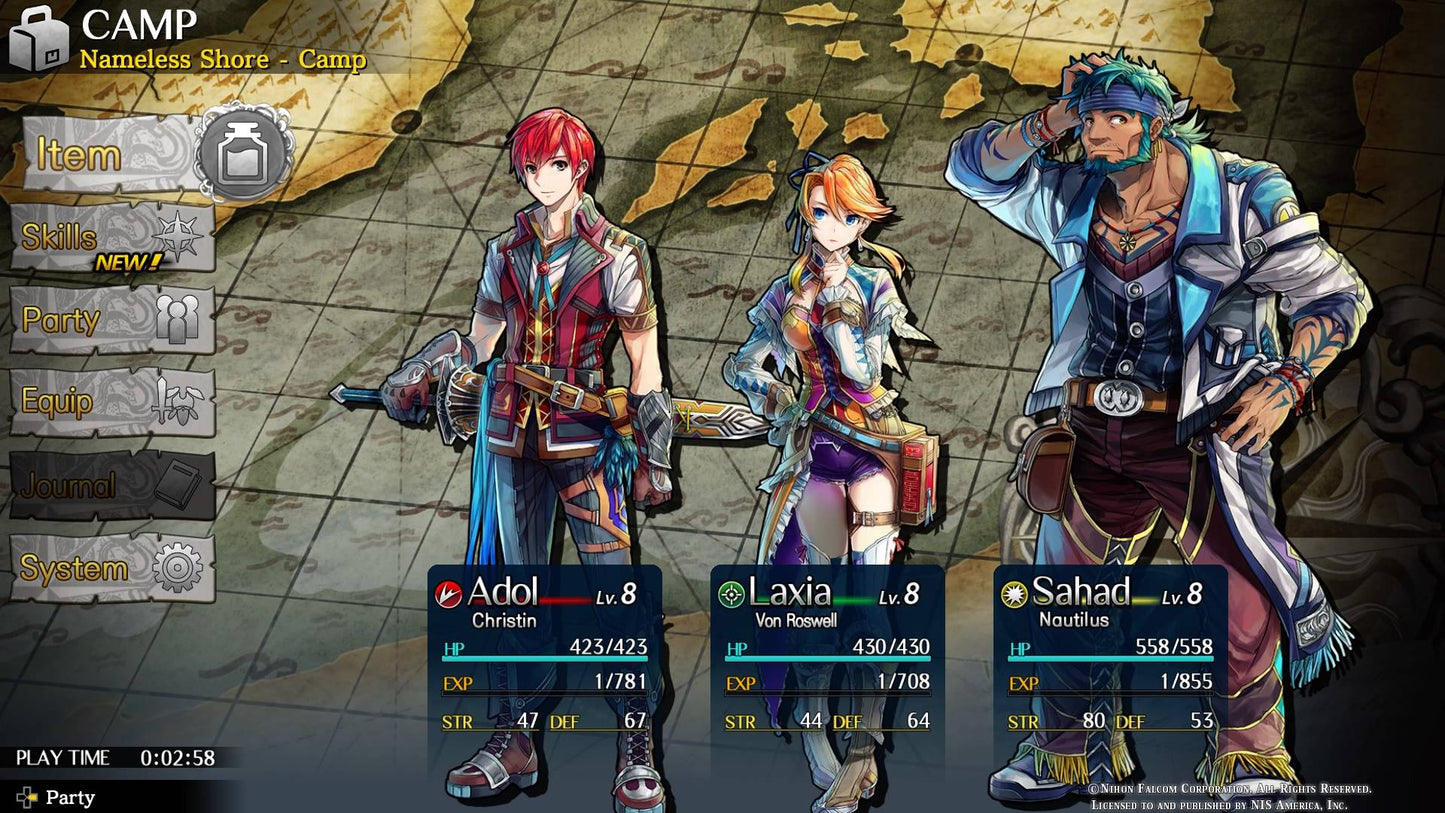 PS Vita - Y's VIII: Lacrimosa of Dana