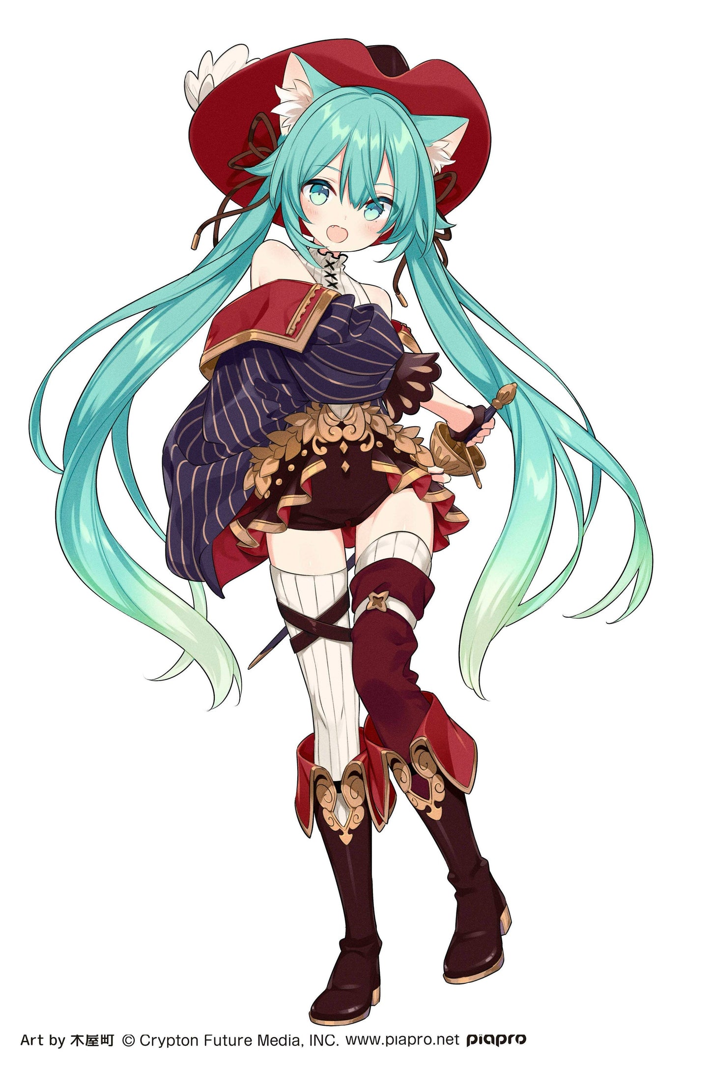 Taito - Hatsune Miku Wonderland: Puss in Boots Figure