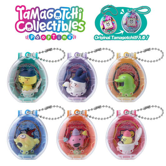 Tamagotchi Collectibles Poop Time -Mini Figure & Case Blind Box