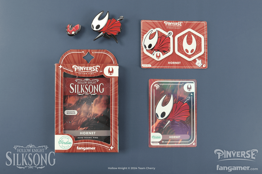 Hollow Knight - The Hornet Enamel Pin Set