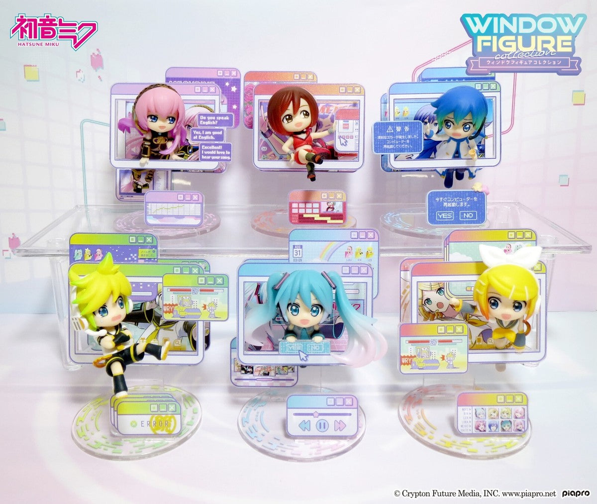 Re-Ment - Hatsune Miku Series WINDOW FIGURE Collection
