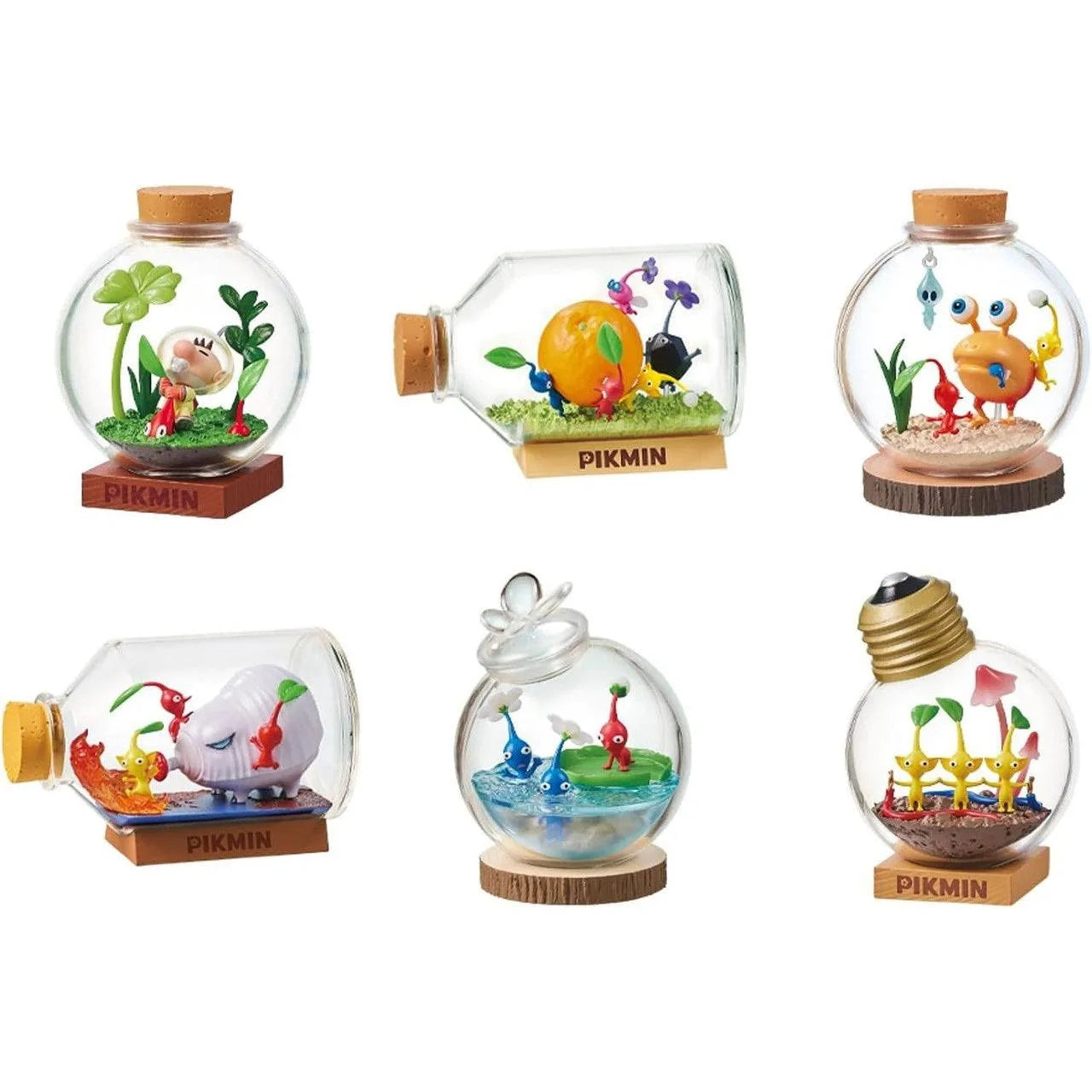 Re-Ment Pikmin Terrarium Collection