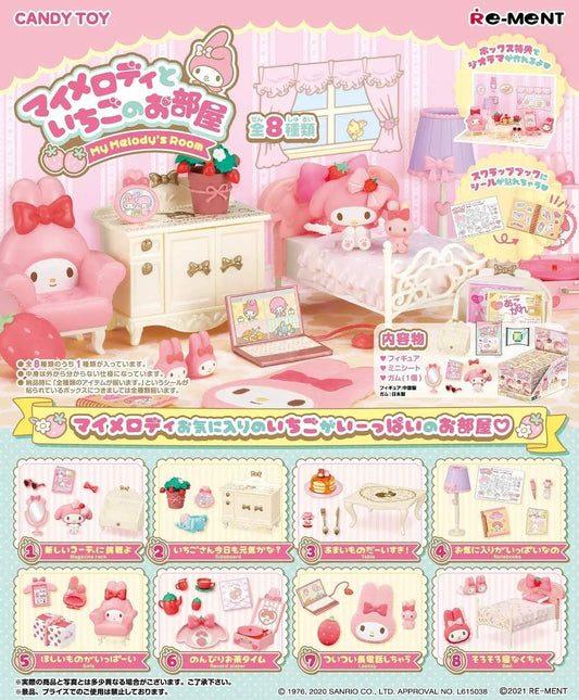 Re-Ment - My Melody’s Strawberry Room