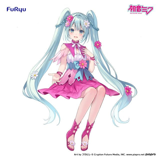 Furyu - Hatsune Miku Noodle Stopper Figure ~Flower Fairy~ Cosmos Purple Color Ver.