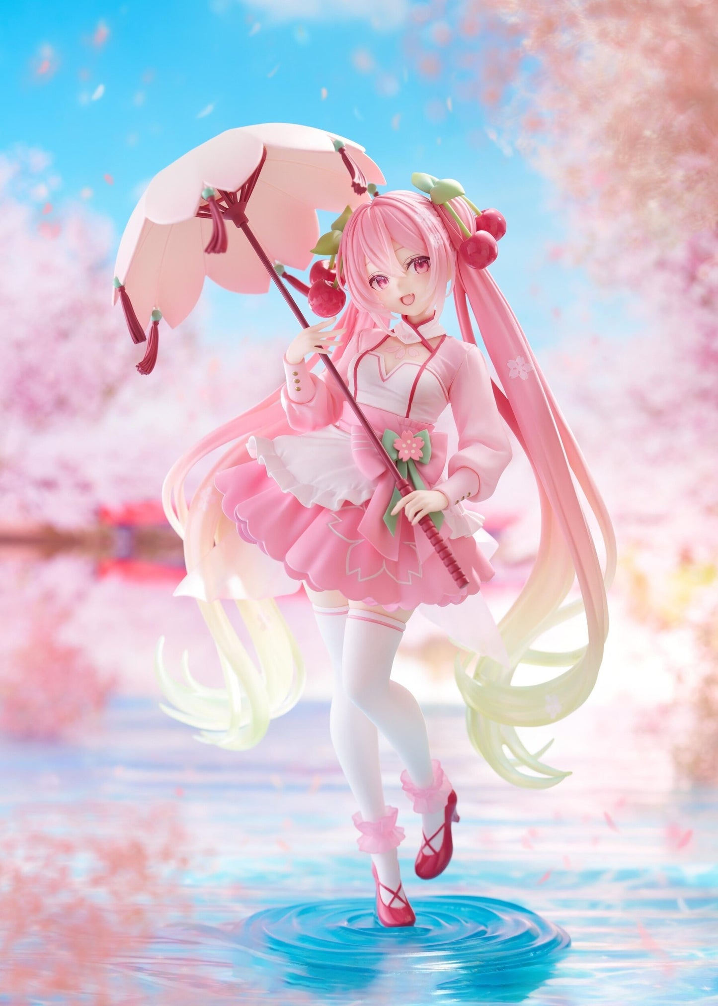 Banpresto - Hatsune Miku Sakura Amp+ ~Sakura Dress Ver.~ Figure